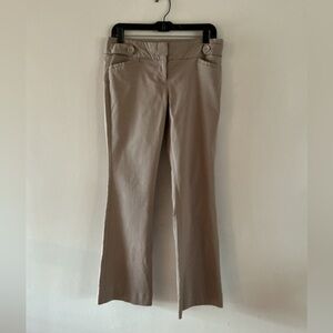 The Limited Tan Boot Cut Pants Size 8 Short